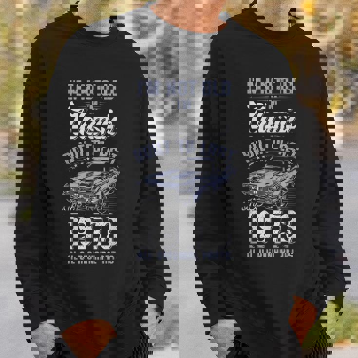 53歳の誕生日 1973年クラシックカー スウェットシャツ 彼への贈り物