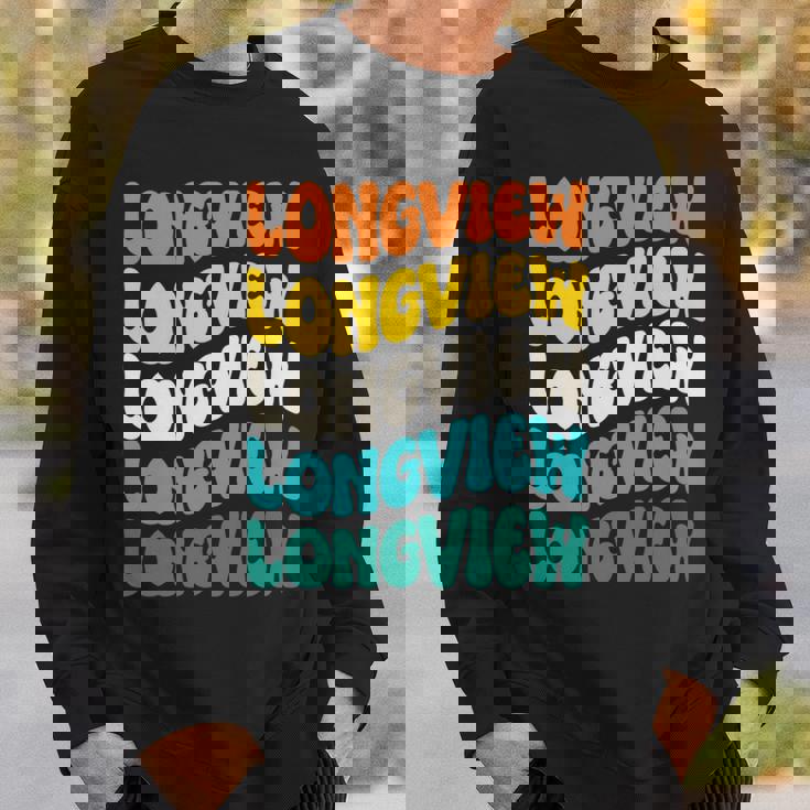70S Longview 70年代のロングビュー 長袖tシャツ スウェットシャツ 彼への贈り物