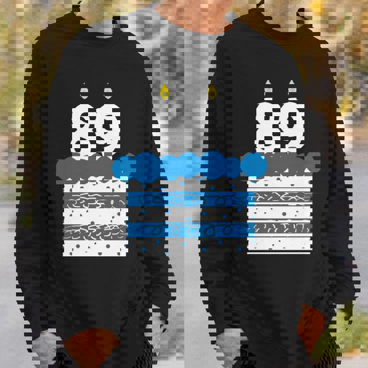 89 歳の誕生日番号 89 89 歳の誕生日番号 長袖tシャツ スウェットシャツ 彼への贈り物