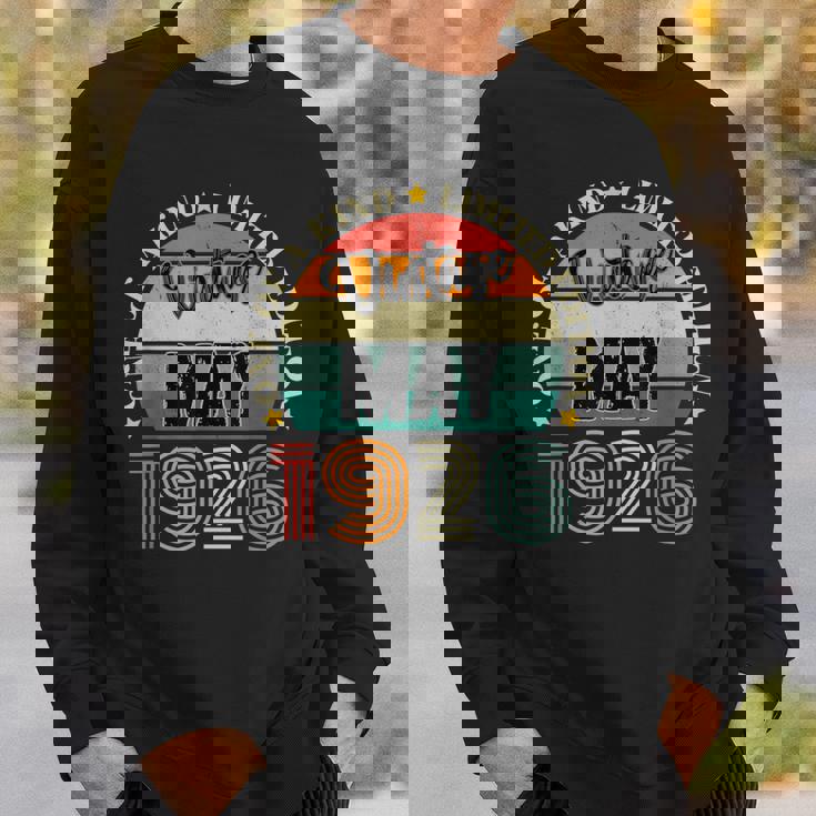 98歳 ヴィンテージ 1926年5月 98歳の誕生日 レトロ スウェットシャツ 彼への贈り物