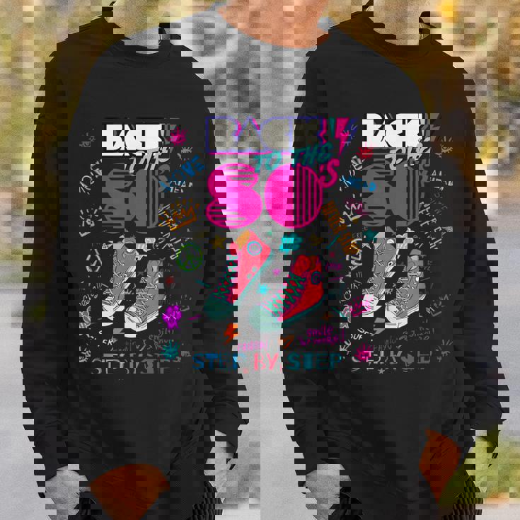 Back To 80'S ヴィンテージレトロi Love 80年代グラフィックデザイン スウェットシャツ 彼への贈り物