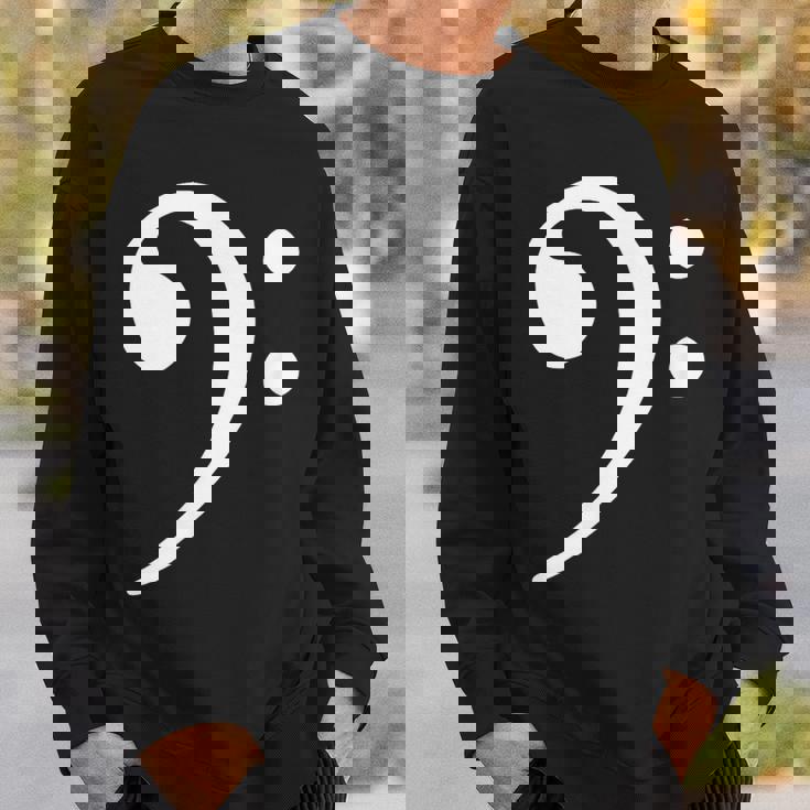 Bass Note F Key Bass Player Music Bass Clef スウェットシャツ 彼への贈り物