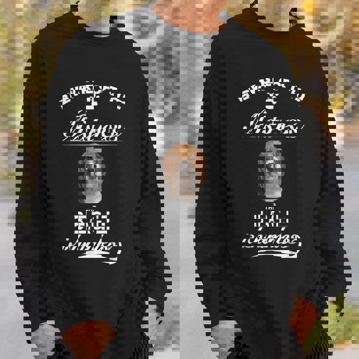 Beagle Beware Of The Mistress Beagle スウェットシャツ 彼への贈り物