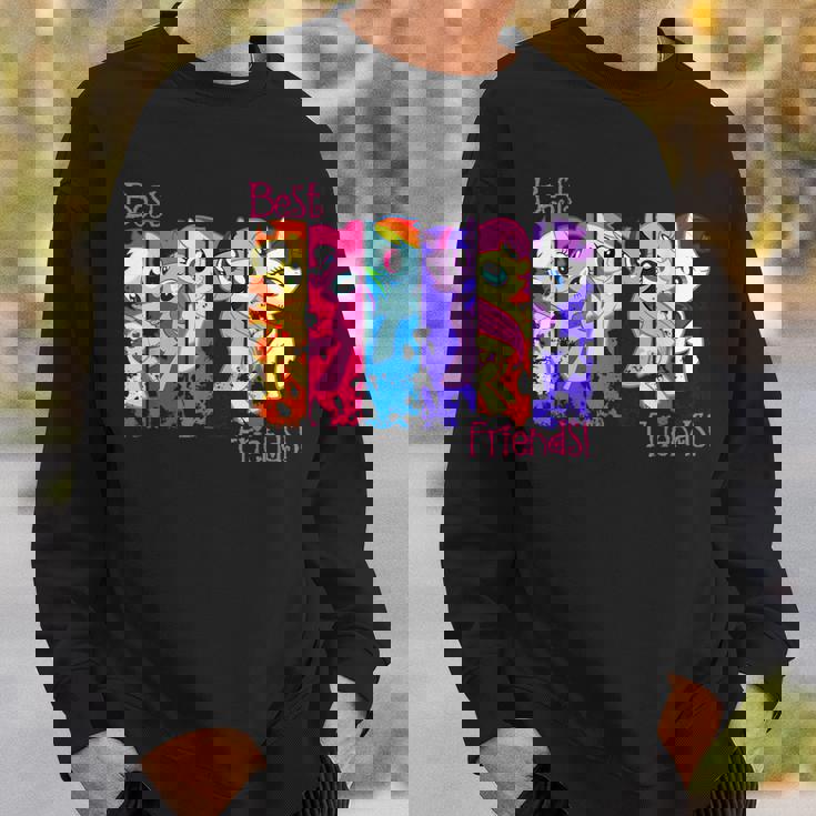 Best Friend レトロレインボーダッシュフラッターシャイレアリティ スウェットシャツ 彼への贈り物