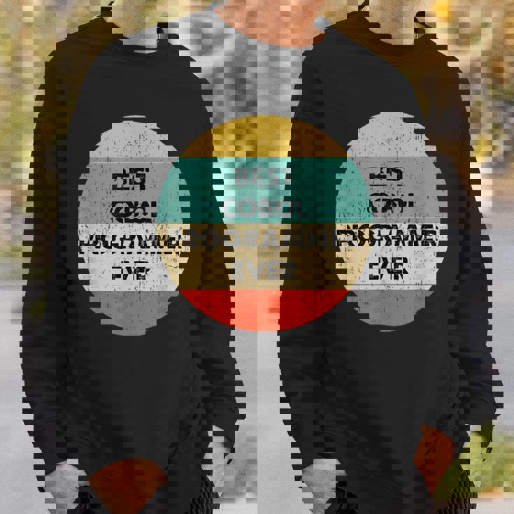 Cobol プログラマーシャツ 史上最高のコボルプログラマー スウェットシャツ 彼への贈り物