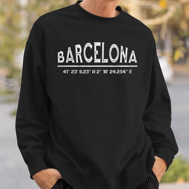Coordenadas Gps Barcelona Provincia De Barcelona Camisa de entrenamiento Regalos para él