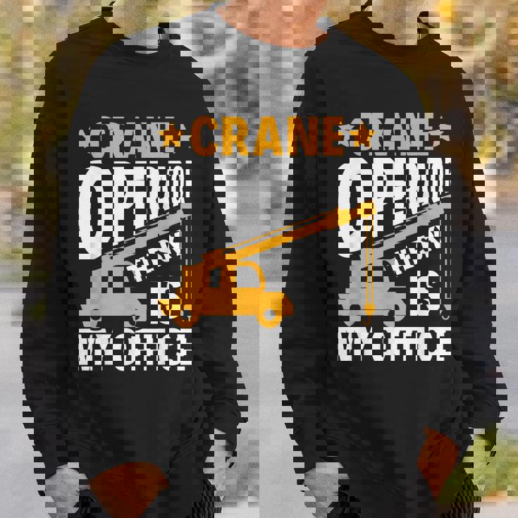Crane Whisperer 面白いクレーン オペレーター スウェットシャツ 彼への贈り物