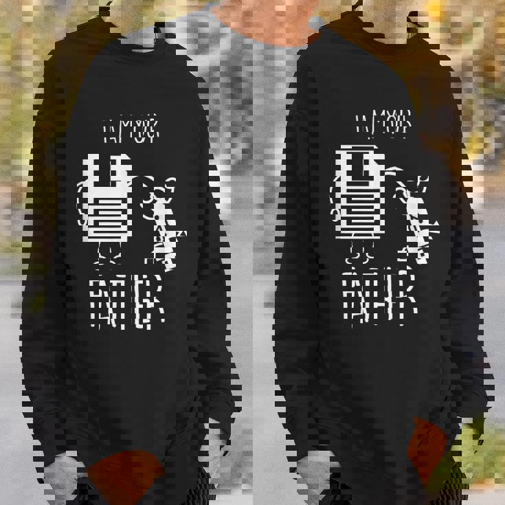 Cute & Usb Floppy Disk I Am Your Father Pun スウェットシャツ 彼への贈り物