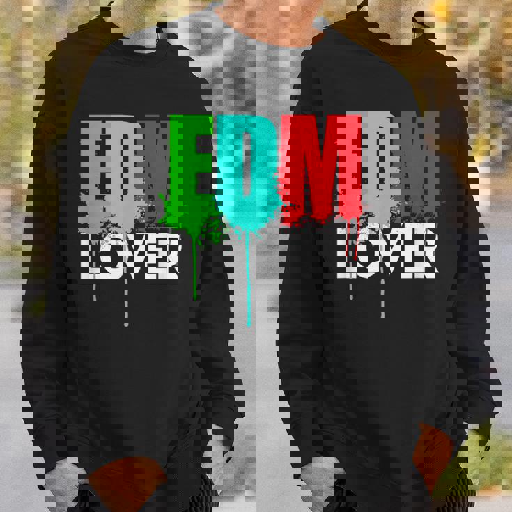 Cute Edm Cool Edm Lover Rave ホワイトインク スウェットシャツ 彼への贈り物