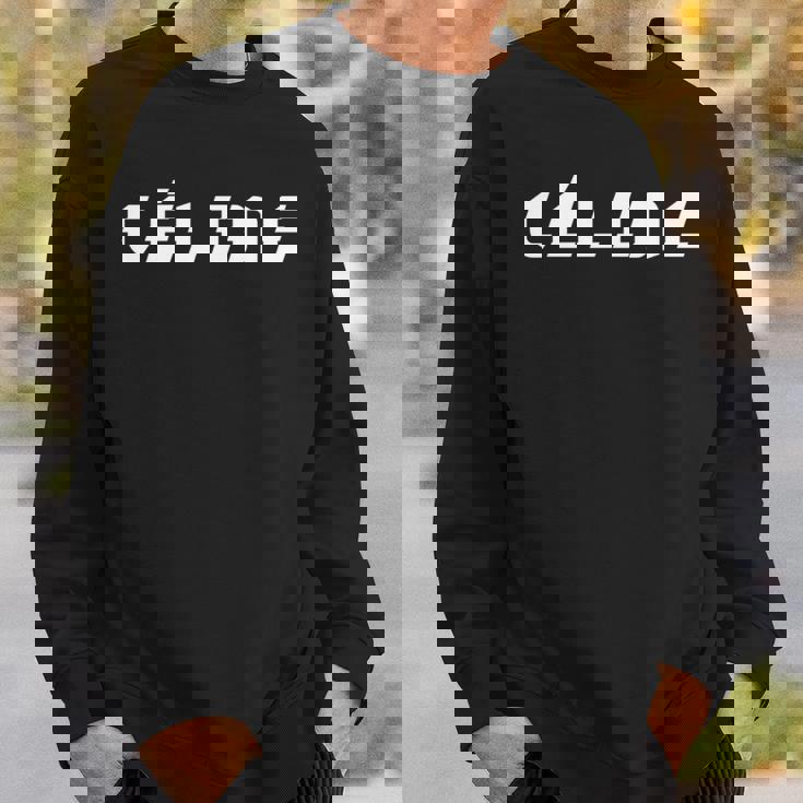 Céline Hello My Name Is ネームタグ ファーストネーム 長袖tシャツ スウェットシャツ 彼への贈り物