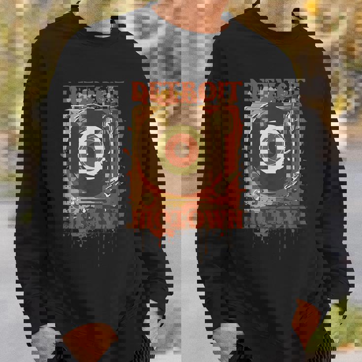 Detroit Motown レコード スウェットシャツ 彼への贈り物