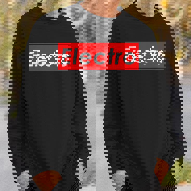 Electro Electronic House Music Edm Electro Mix スウェットシャツ 彼への贈り物