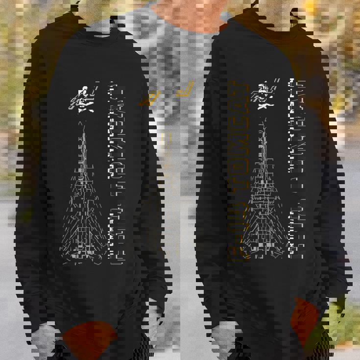 F-14 トムキャット ジョリーロジャース ジェット機プロフィールfa-103 スウェットシャツ 彼への贈り物