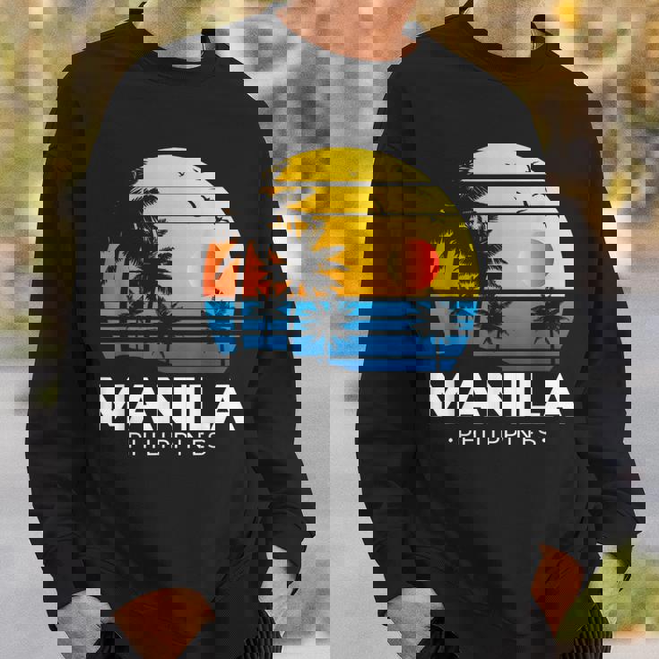 Filipina フィリピノ ヤシの木 マニラ トロピカル フィリピン スウェットシャツ 彼への贈り物