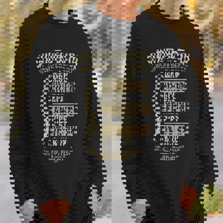 Definition カイロプラクターギフト カイロプラクター スウェットシャツ 彼への贈り物