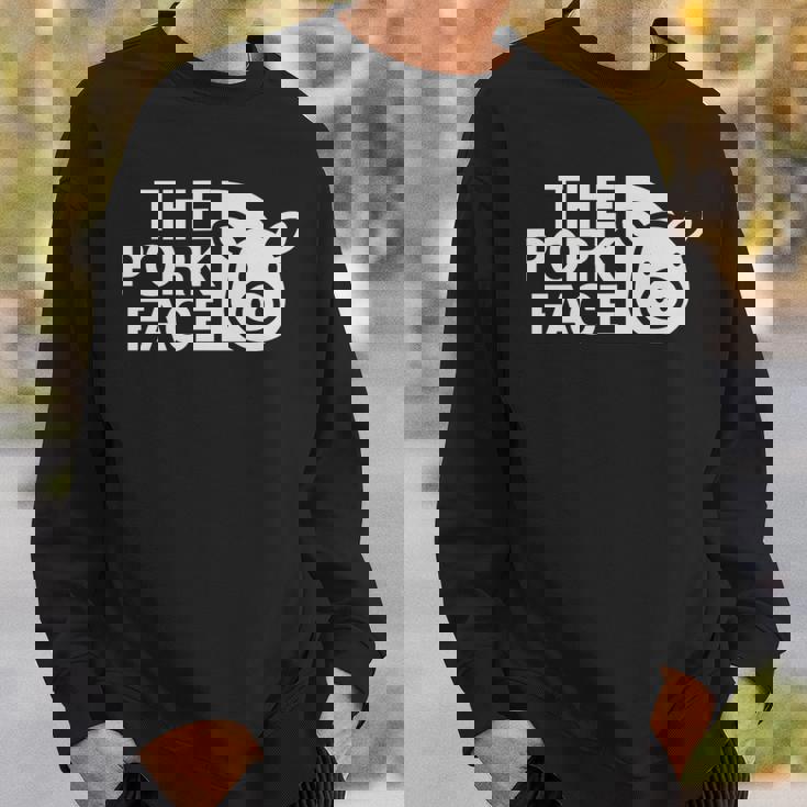 Pig Face Parody Meat Lover Outdoor 長袖tシャツ スウェットシャツ 彼への贈り物