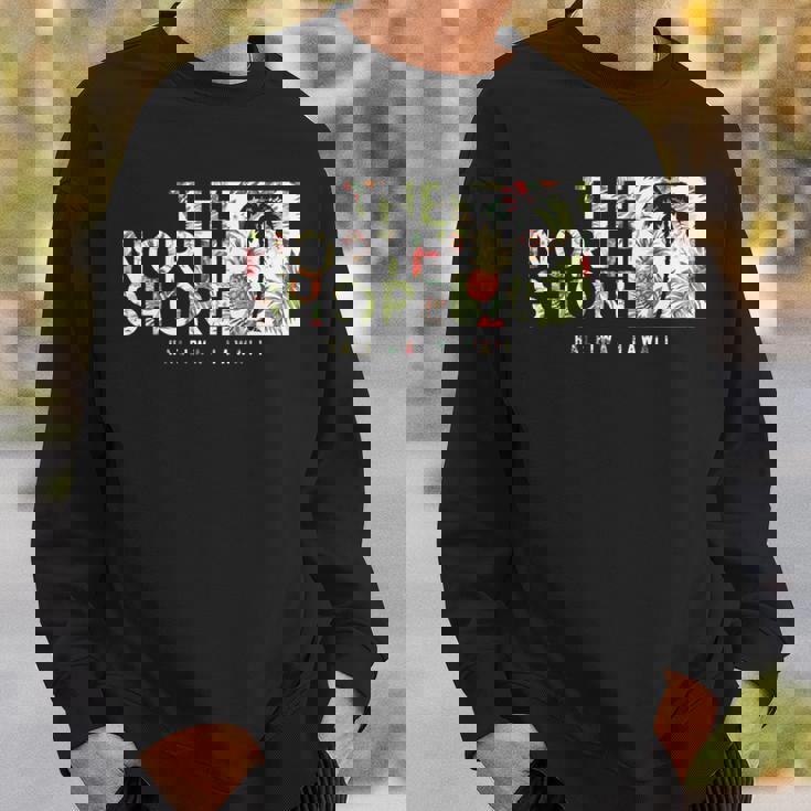 Hawaii The Northhore ハレイワヤシの木 長袖tシャツ スウェットシャツ 彼への贈り物