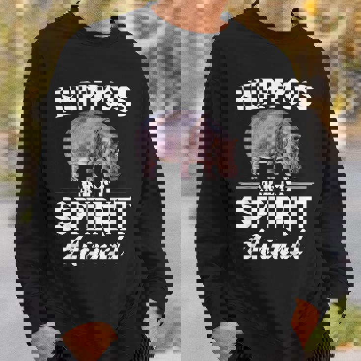 Hippos Are Mypirit アニマルシャツ – Hippos Lover スウェットシャツ 彼への贈り物