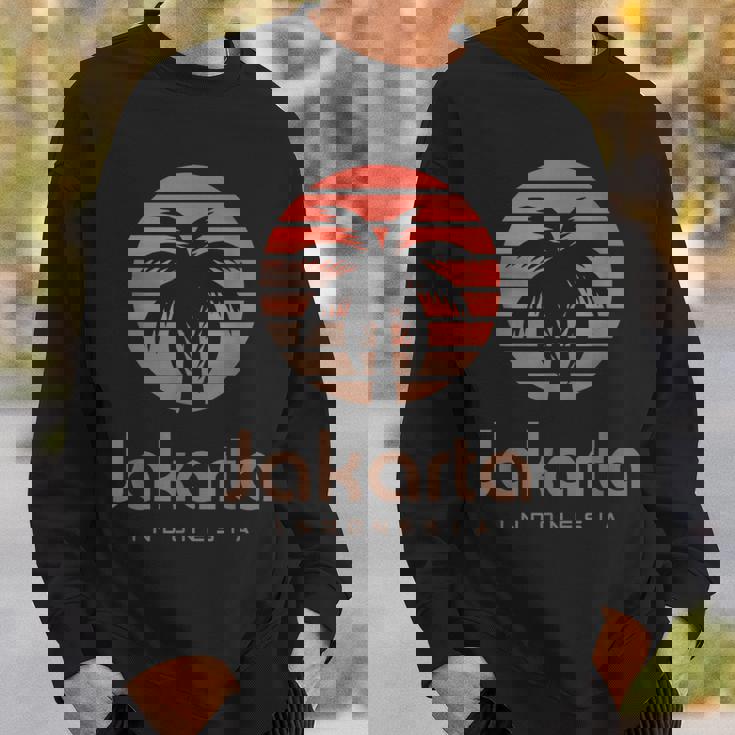 Jakarta インドネシア ジャカルタ スウェットシャツ 彼への贈り物