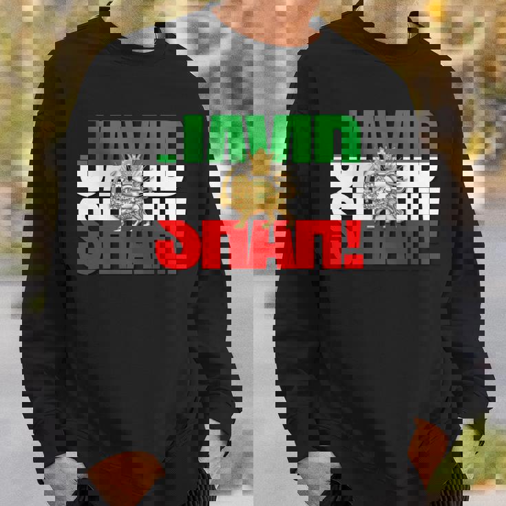 Javidhah イラン国旗 ペルシャパフラヴィー ライオンと太陽 長袖tシャツ スウェットシャツ 彼への贈り物