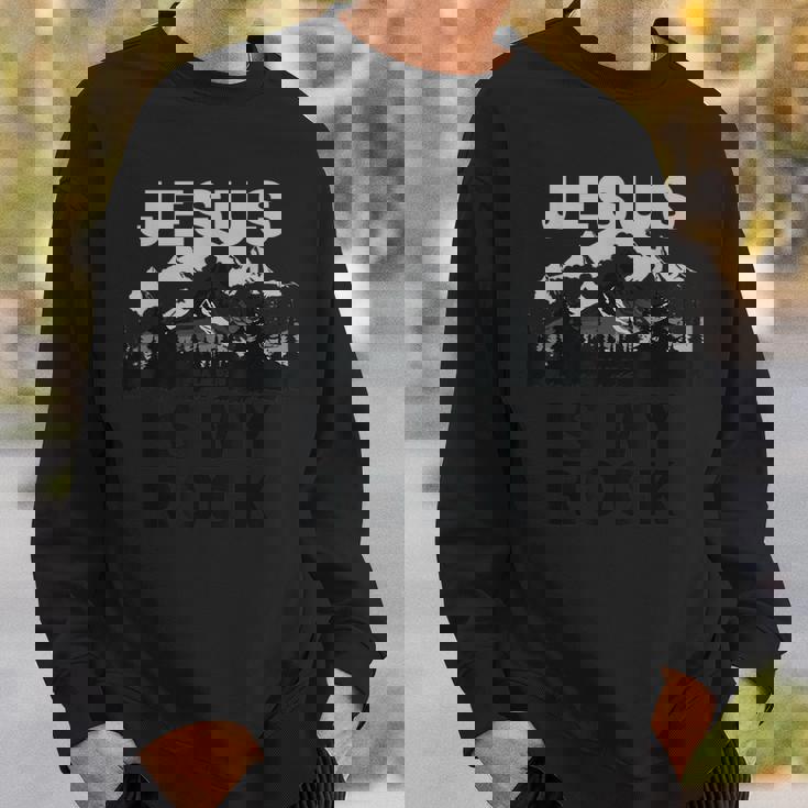 Jesus Is My Rock – Psalm 62 スウェットシャツ 彼への贈り物