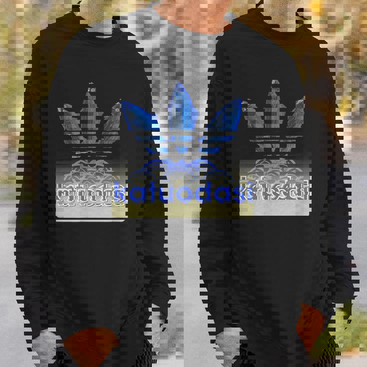 Katuodasi鰹と出汁の和風アートデザイン スウェットシャツ 彼への贈り物