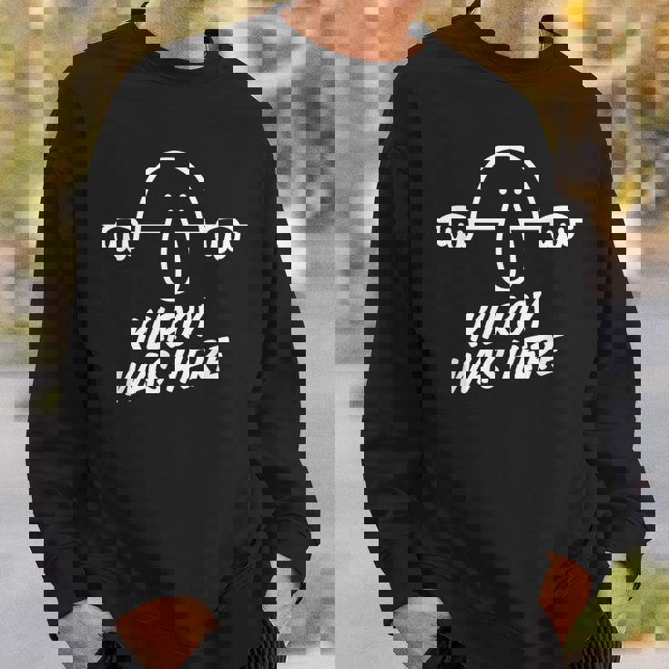 Kilroy Was Here 第2次世界大戦 世界初のミーム 第二次世界大戦 スウェットシャツ 彼への贈り物