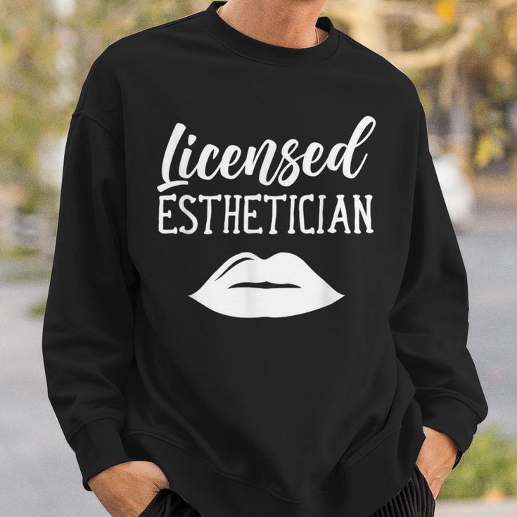 Licenciada En Estética Esteticistas Facialist Esteticista Camisa de entrenamiento Regalos para él