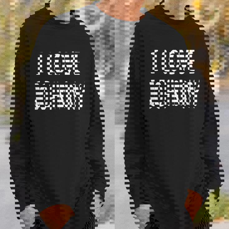 I Love Johnny Love John スウェットシャツ 彼への贈り物