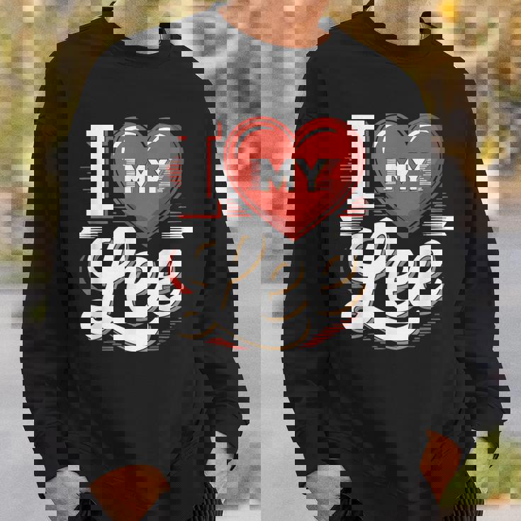 I Love My Lee 名前 Lee スウェットシャツ 彼への贈り物