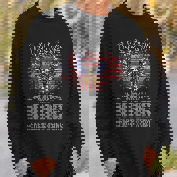 No Kings America Vintage Flag No Kings Day Sweatshirt Gifts for Him No Kings America Vintage Flag No Kings Day Sweatshirt Gifts for Him