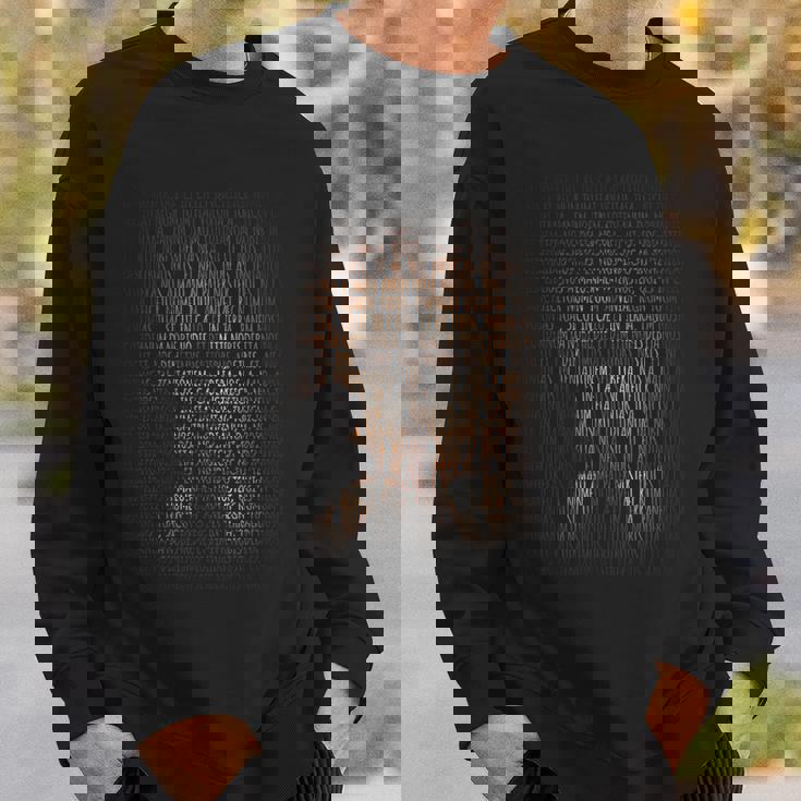 Pater Noster ラテンキリスト教 祈り インスピレーション スウェットシャツ 彼への贈り物