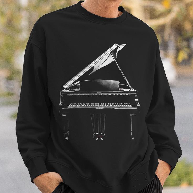 Piano À Queue Instrument De Musique Illustration Graphique Piano À Queue Sweater e Cadeaux pour lui