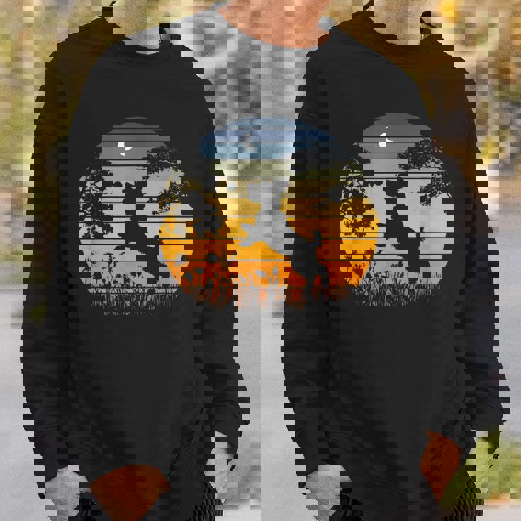 Retrointageunset Garden Nature Cockapoo Dog Lover スウェットシャツ 彼への贈り物