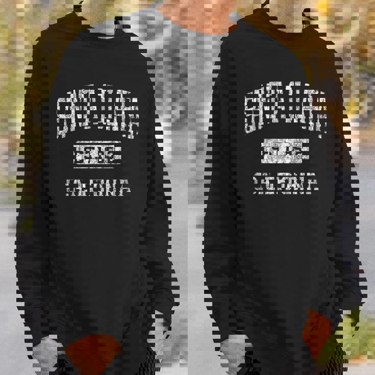 Santa Clara California Ca ビンテージ 確立されたスポーツデザイン スウェットシャツ 彼への贈り物