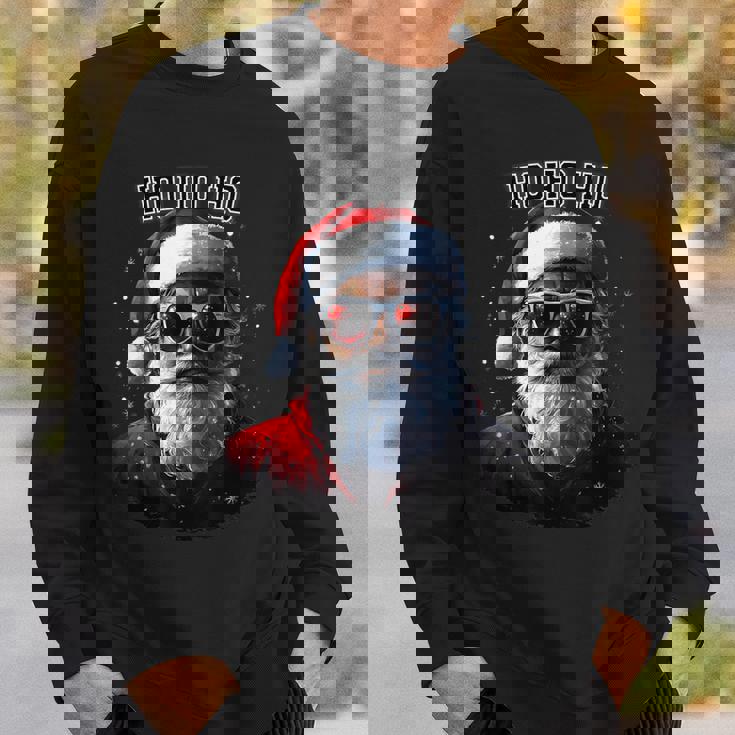 Sarkastischer Cooler Weihnachtsmann Mitonnenbrille Undchnee Weihnachten Sweatshirt Geschenke für Ihn
