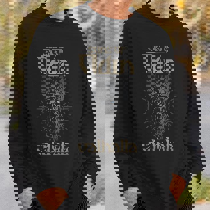Sons Of Odinalhallaシャツ、ヴァイキング＆ヴァイキング・ノーズ 長袖tシャツ スウェットシャツ 彼への贈り物
