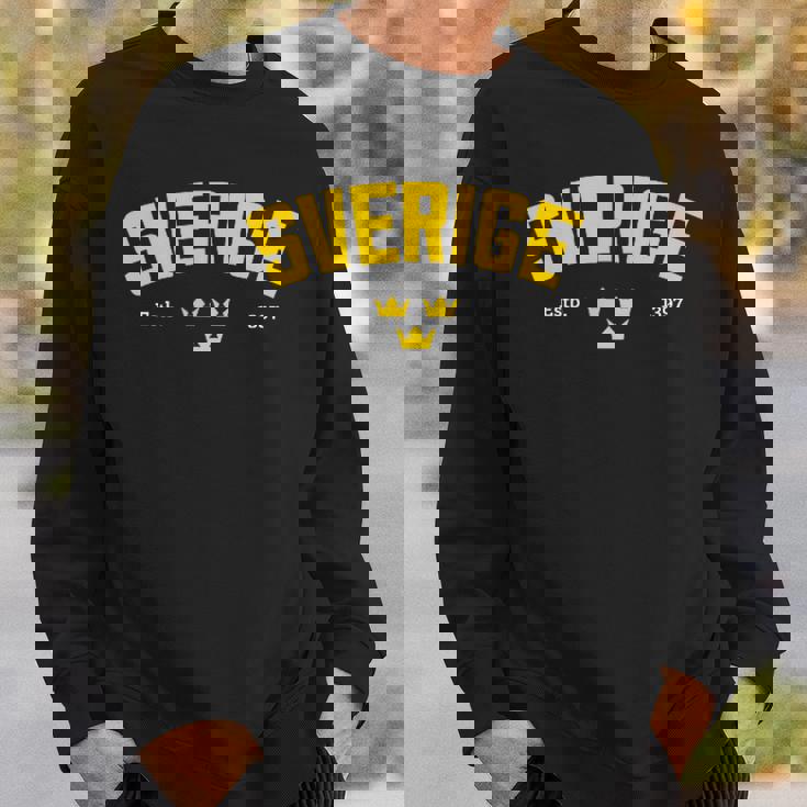 Sverige スウェーデン トレ クロナー スウェーデン ホリデー スウェットシャツ 彼への贈り物