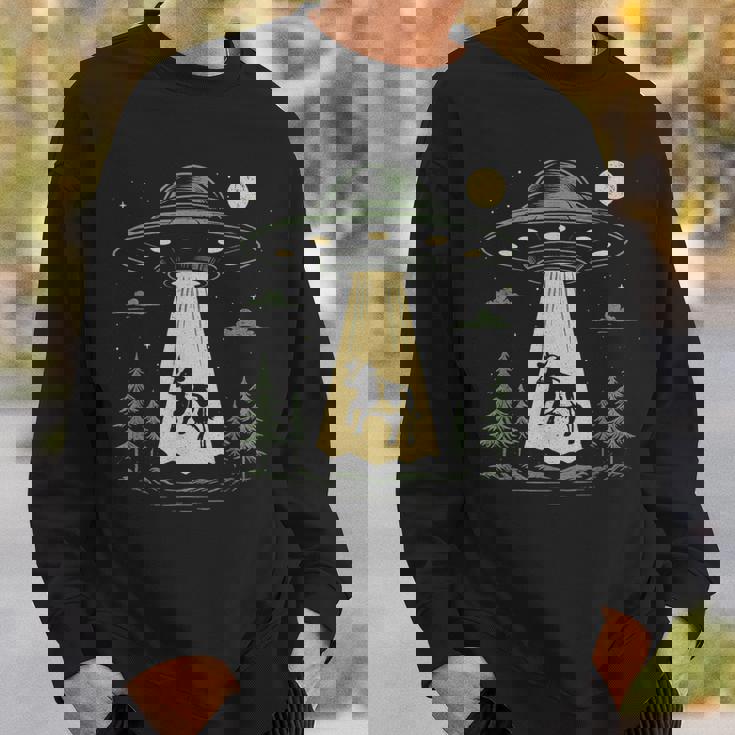 Ufo 牛誘拐デザイン スウェットシャツ 彼への贈り物