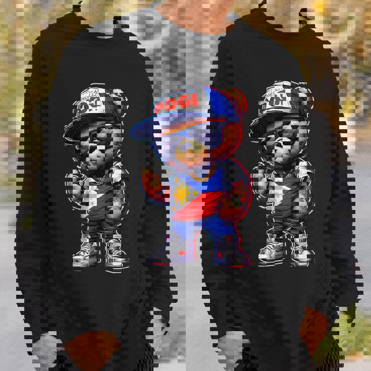 Unapologetically Pogi フィリピン国旗テディベア スウェットシャツ 彼への贈り物