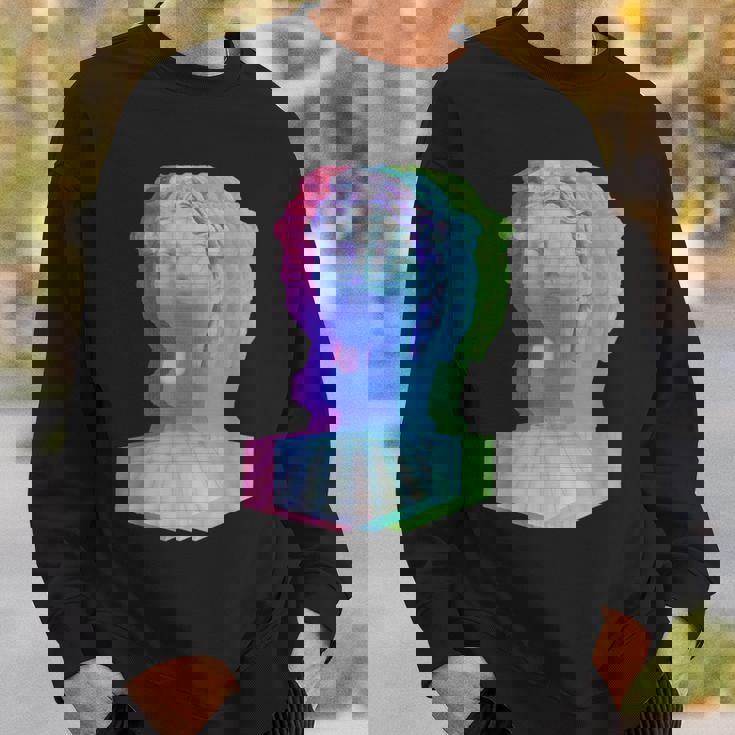 Vaporwave シュールグリッチアートシャツ スウェットシャツ 彼への贈り物