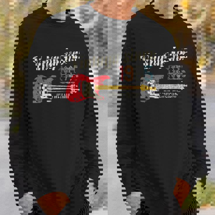 Vintageince 1965 Birthday Party ギターギタリストミュージシャン スウェットシャツ 彼への贈り物