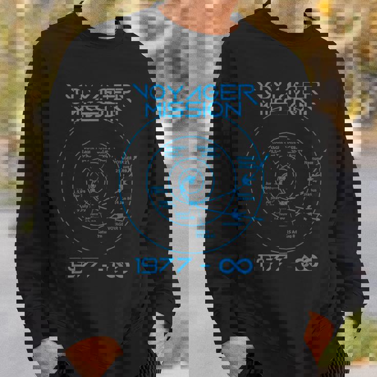 Voyager 12探査機の宇宙探査軌道 スウェットシャツ 彼への贈り物