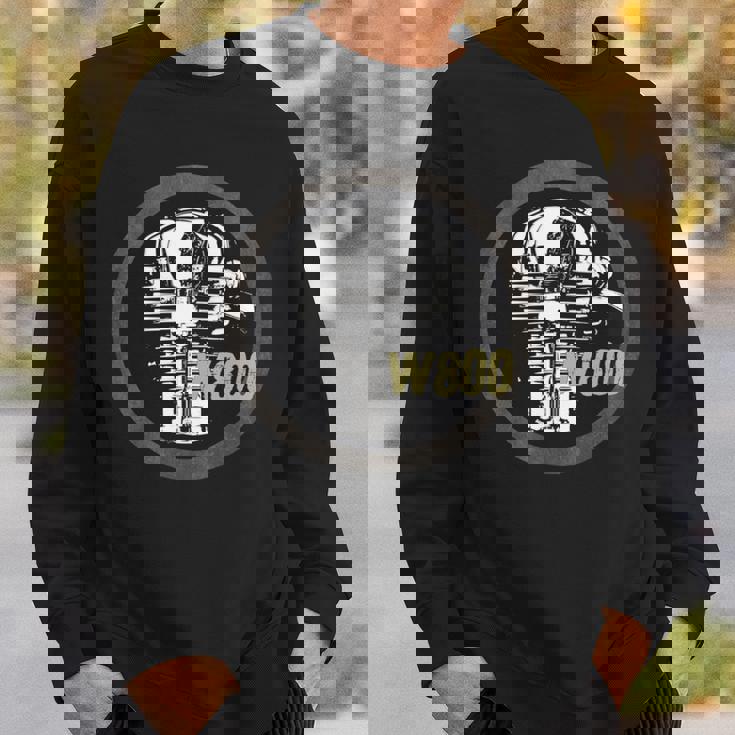 W800 バイク 長袖tシャツ スウェットシャツ 彼への贈り物