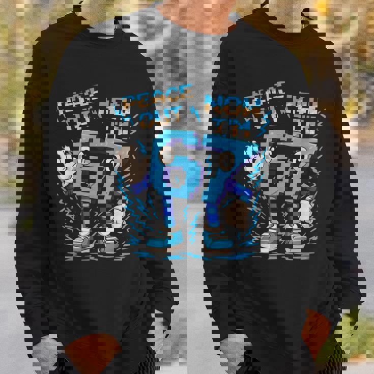 I Was 6 Now I'm 7Ixeven Brainrot 7歳の誕生日 スウェットシャツ 彼への贈り物