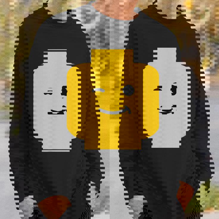 Winking Winky Face ミニフィグ ブリックトイtシャツ スウェットシャツ 彼への贈り物