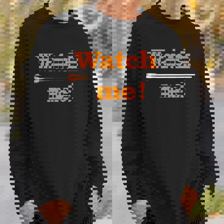 「 Watch Me 」最高の音楽監督に贈られる面白い音楽指揮者のミーム 「 Music Conductor 」 スウェットシャツ 彼への贈り物