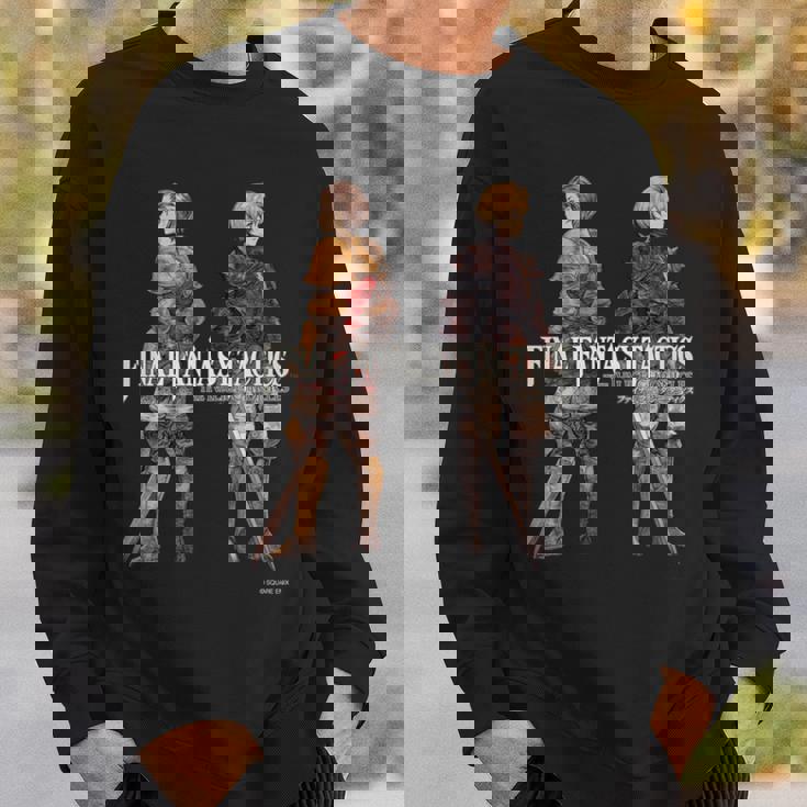 『ファイナルファンタジータクティクス – イヴァリース クロニクルズ』 ラムザ＆ディリータ 長袖tシャツ スウェットシャツ 彼への贈り物