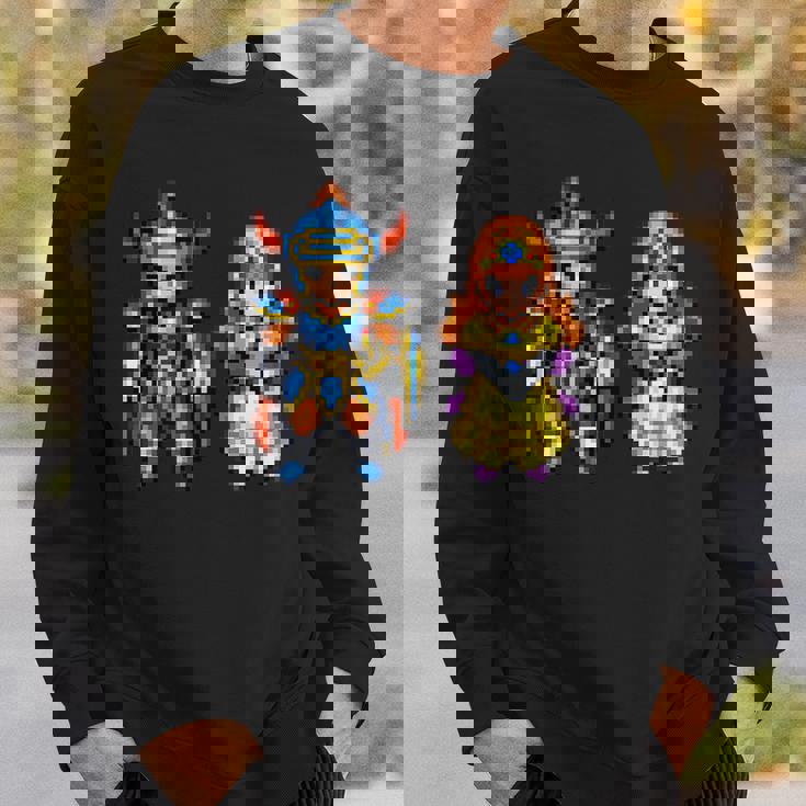 【公式】Hd-2D版『ドラゴンクエストi』キャラクタードット スウェットシャツ 彼への贈り物