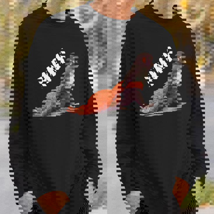 かわいい赤ちゃん猿の名前付きパンチシャツパンチモンキーサポーター スウェットシャツ 彼への贈り物